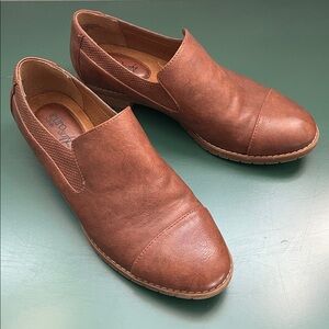 Stylish Brown Leather Loafers